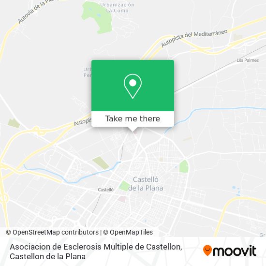 Asociacion de Esclerosis Multiple de Castellon map