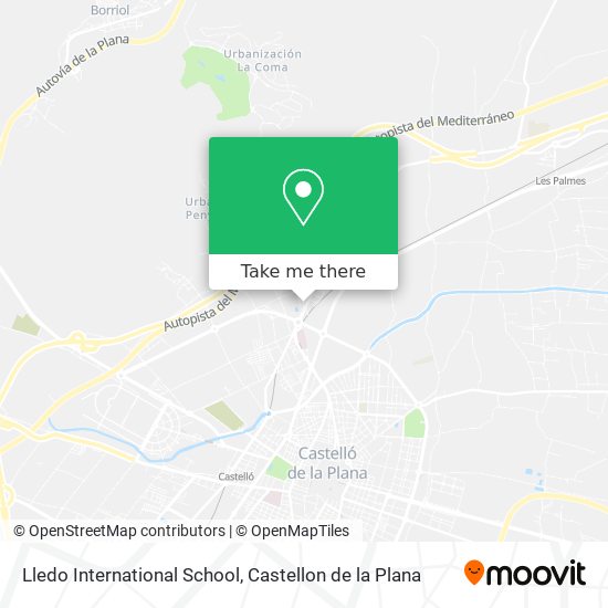 Lledo International School map