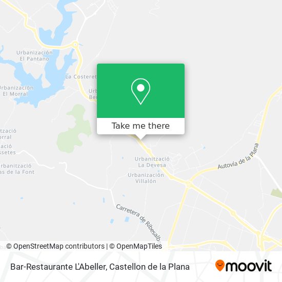 Bar-Restaurante L'Abeller map