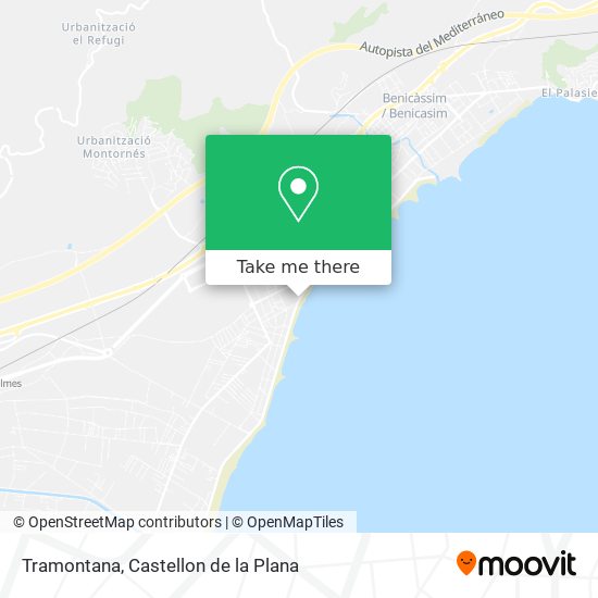 Tramontana map