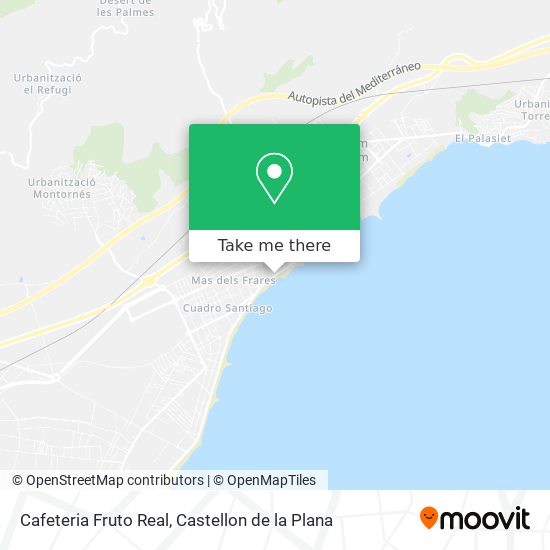 Cafeteria Fruto Real map