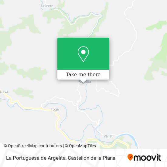 La Portuguesa de Argelita map