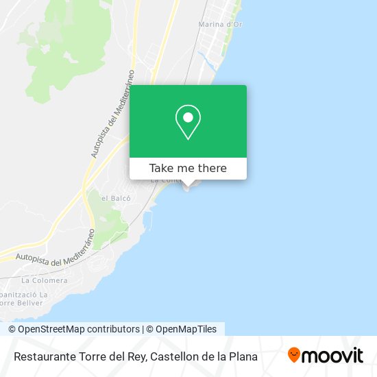 Restaurante Torre del Rey map