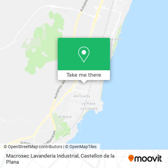 Macrosec Lavandería Industrial map