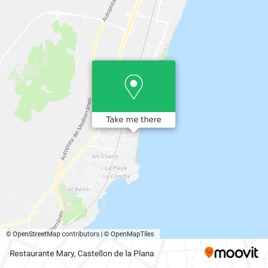 mapa Restaurante Mary