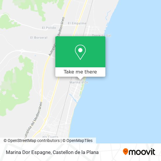 Marina Dor Espagne map
