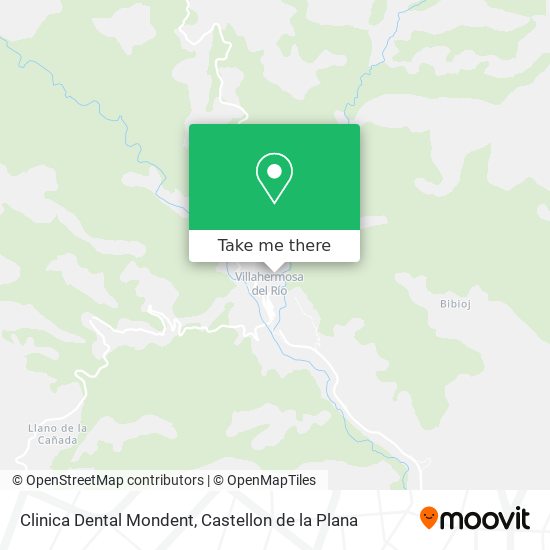 mapa Clinica Dental Mondent