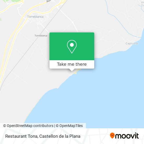 Restaurant Tona map
