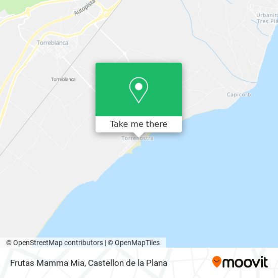 Frutas Mamma Mia map