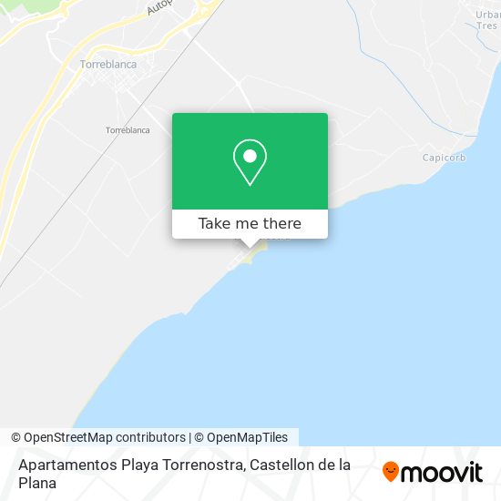 Apartamentos Playa Torrenostra map