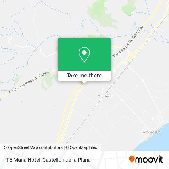 TE Mana Hotel map