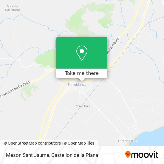 Meson Sant Jaume map