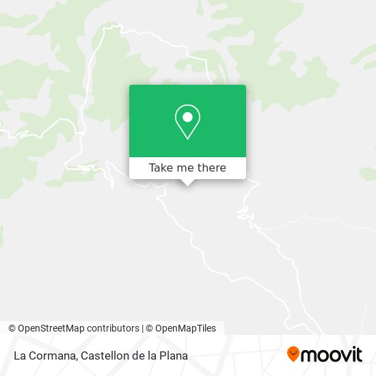 La Cormana map