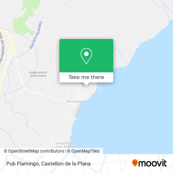 Pub Flamingo map