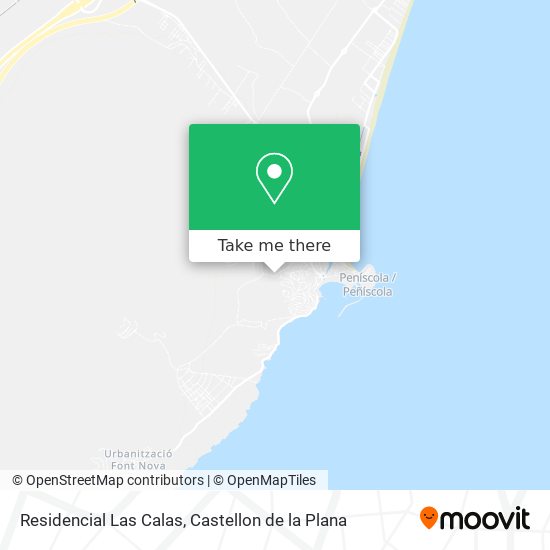 Residencial Las Calas map