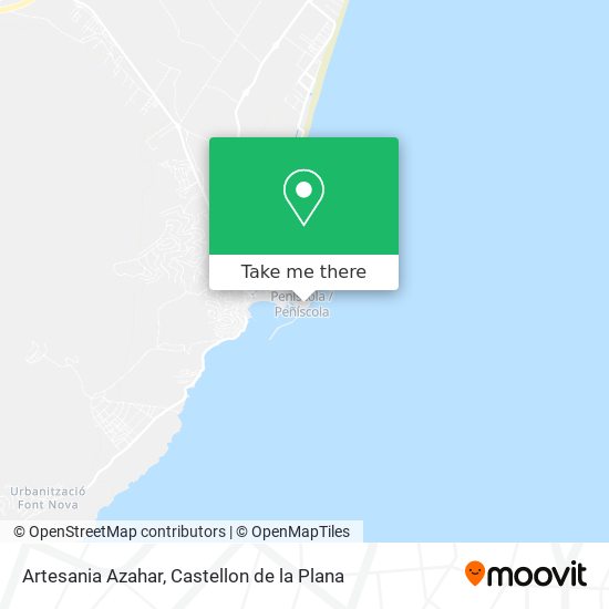 Artesania Azahar map
