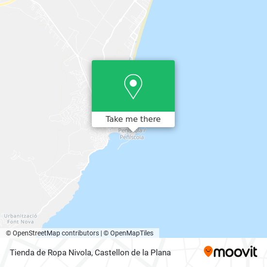 Tienda de Ropa Nivola map