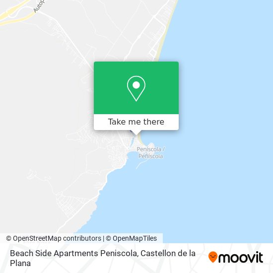 Beach Side Apartments Peniscola map