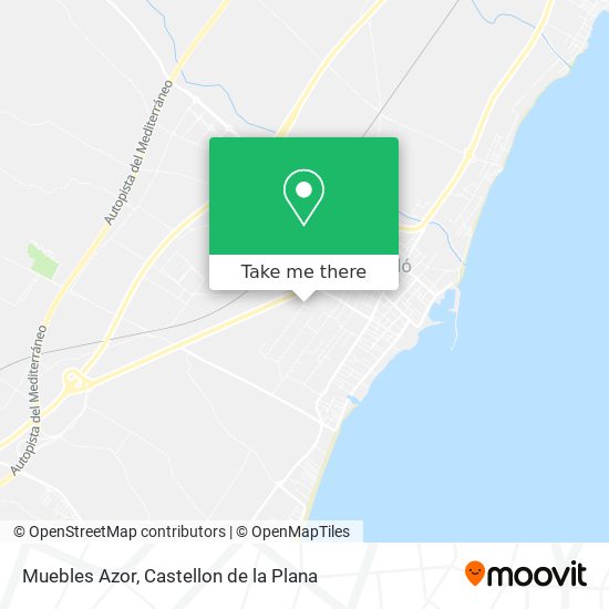 Muebles Azor map
