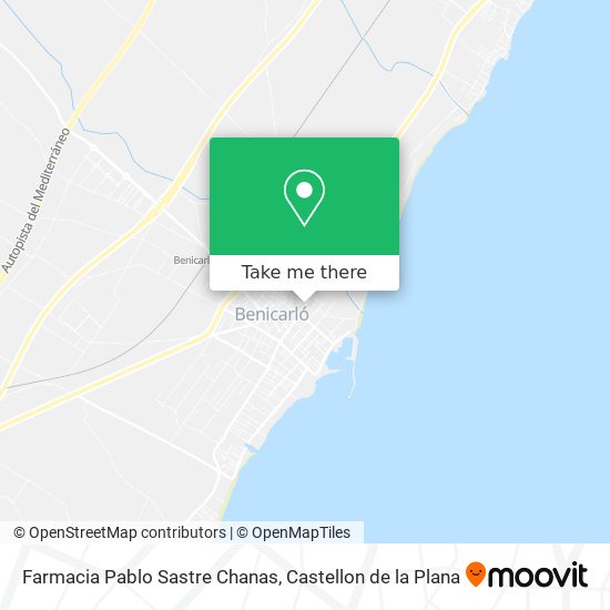 Farmacia Pablo Sastre Chanas map