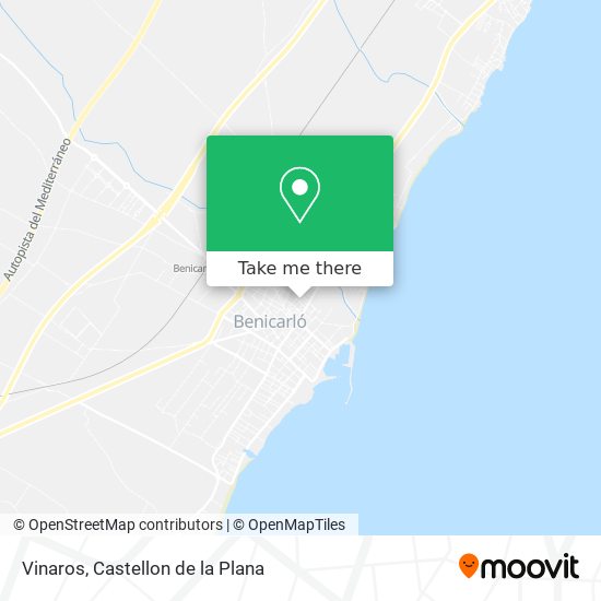 Vinaros map