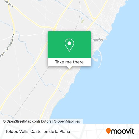 Toldos Valls map