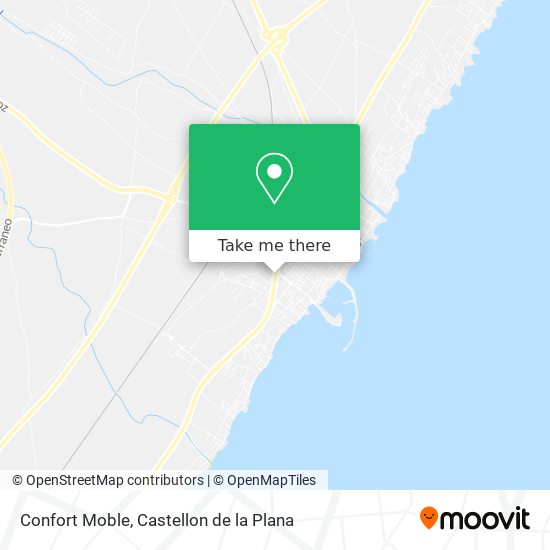 Confort Moble map