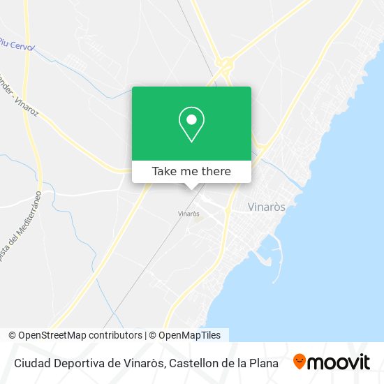 Ciudad Deportiva de Vinaròs map