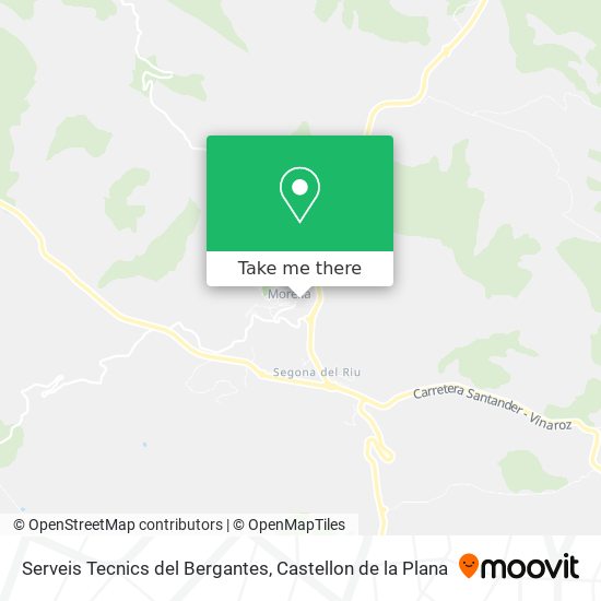 Serveis Tecnics del Bergantes map