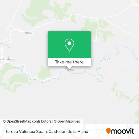 Teresa Valencia Spain map