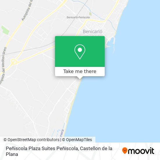 Peñiscola Plaza Suites Peñíscola map