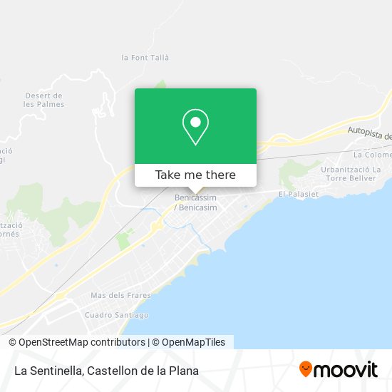 La Sentinella map