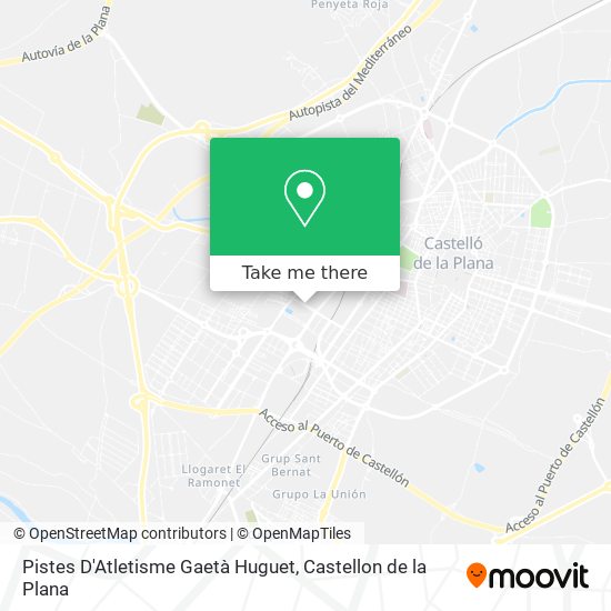 Pistes D'Atletisme Gaetà Huguet map