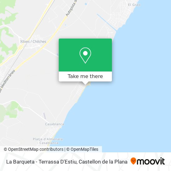 La Barqueta - Terrassa D'Estiu map