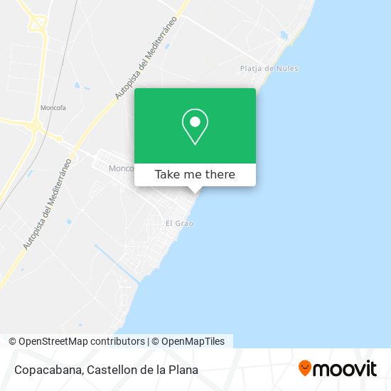 Copacabana map