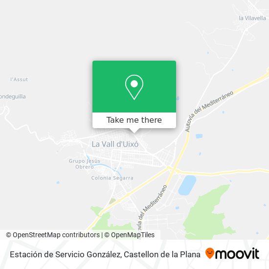 Estación de Servicio González map