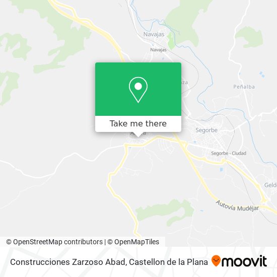 mapa Construcciones Zarzoso Abad