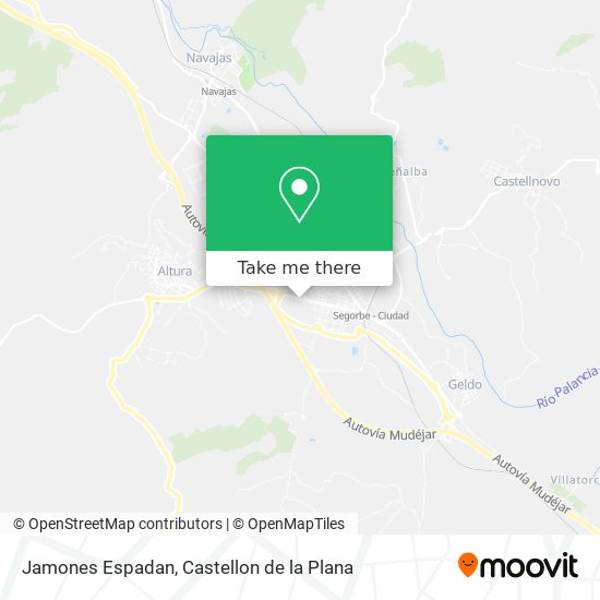 Jamones Espadan map