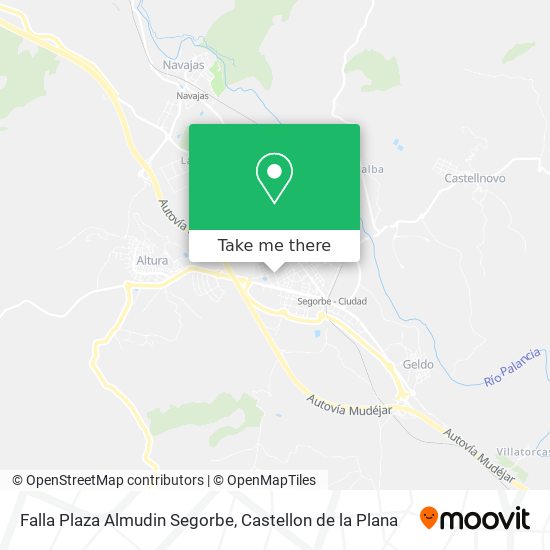 mapa Falla Plaza Almudin Segorbe