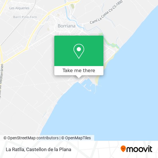 La Ratlla map