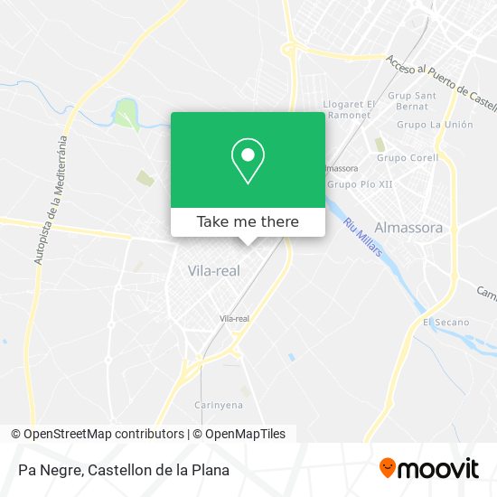 Pa Negre map