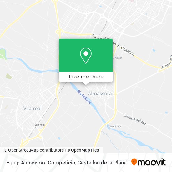 Equip Almassora Competicio map