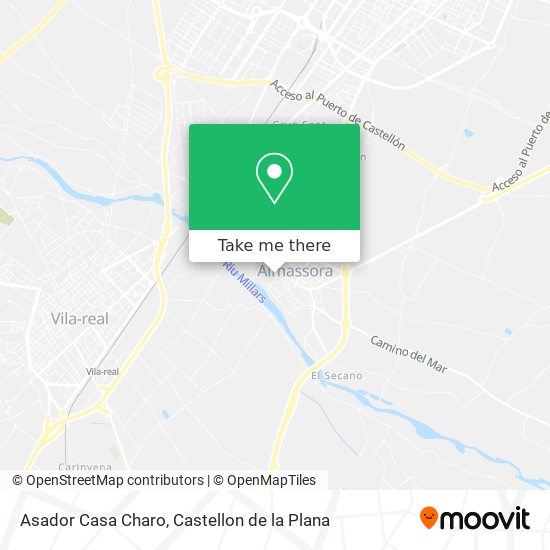 mapa Asador Casa Charo