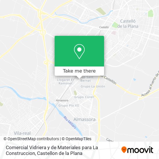 mapa Comercial Vidriera y de Materiales para La Construccion