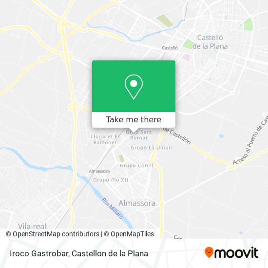 mapa Iroco Gastrobar