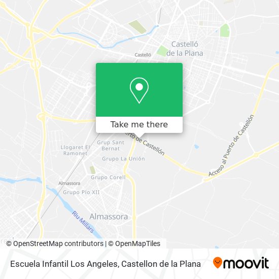 Escuela Infantil Los Angeles map