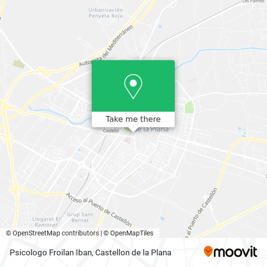 Psicologo Froilan Iban map