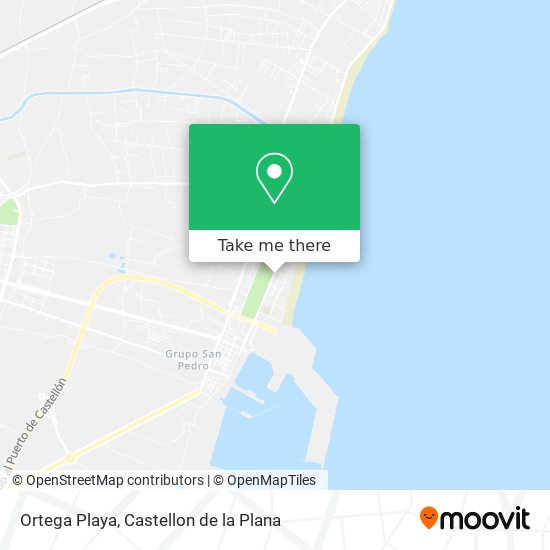 Ortega Playa map
