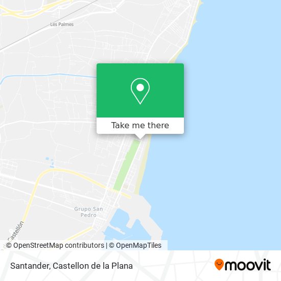 mapa Santander