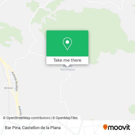 Bar Pina map
